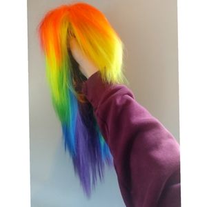 Rainbow Wig | Pride | Dash | Cosplay | Halloween